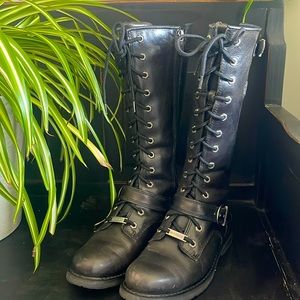 Harley Davidson Jill Motorcycle Boots Size 8.5